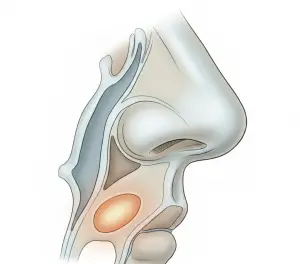 Иллюстрация строения носовой полости
