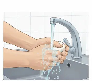 Правильная техника мытья рук
